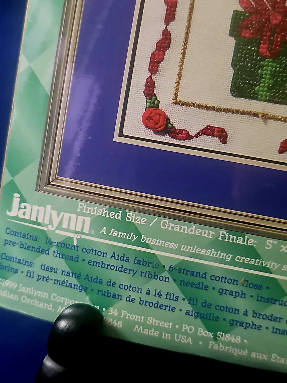 Janlynn The Spirit of Christmas Topiary Cross Stitch Kit – Easy Project